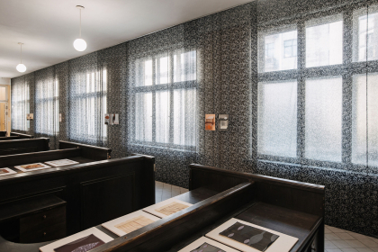 To My Dear Nino (2023) - Installation view from 14 th Kaunas Biennial: Long-Distance Friendships, 2023; Kaunas,  LTU - Photo: Kaunas Biennial