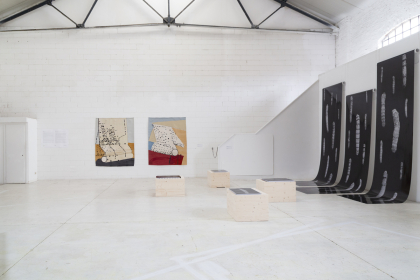 AISI, DAISI (2021-2022) - Installation view from the group exhibition SILK , 2022; GAD_Giudecca Art District; Venice, IT - Photo : Vittoria Mazzonis 