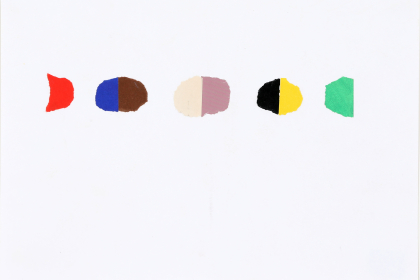Colour test paper installation (2021) | 21 x 29,7 cm | collage