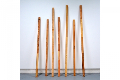 Stretcher (2014 - 2018) | 228 x 198 cm | oil painting on wooden stretcher