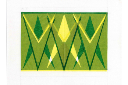 Diaphanbild 2 (2022) | motif 20 x 30 cm / paper 30 x 40 cm | translucent paper collage