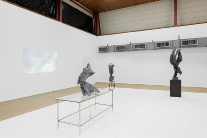 Exhibition view 'The edge of obliquity'