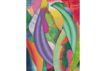 Fruitlips (2022) | 77 x 60 cm | oil on vinyl (framed)
