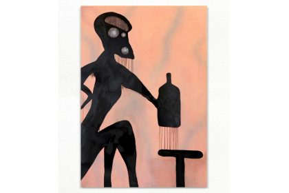 L'absence (2023) | 200 x 140 cm | Acrylic, oil & bitumen on canvas