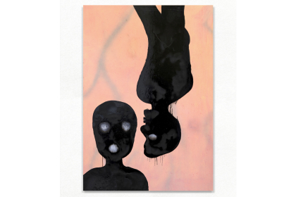 La tourmente (2023) | 200 x 140 cm | Acrylic, oil & bitumen on canvas