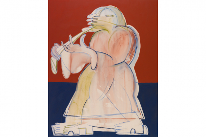 Le fifre rouge (2020) | 200 x 160 cm | acrylic on canvas