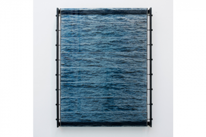Mer verticale (2017) - Impressions sur verre - 150 x 110 x 20 cm - iron