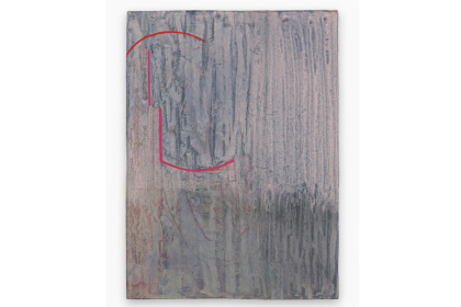 Schuppen fallen, Scale 6 | 69 x 50 cm | Mixed media on fabric, stretched over a wooden board