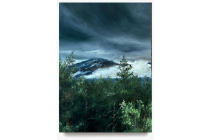Study for a Landscape XI (2024) | 29 x 21 cm | Oil on cardboard (framed)