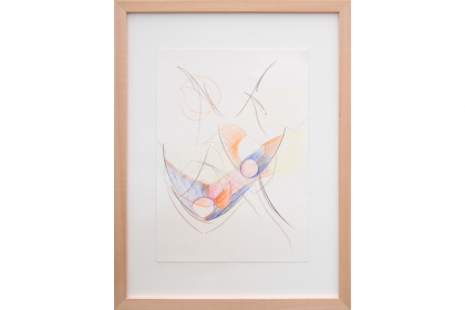 Sweet Rapture (2018) | 43 x 33 cm (framed) | crayon on paper