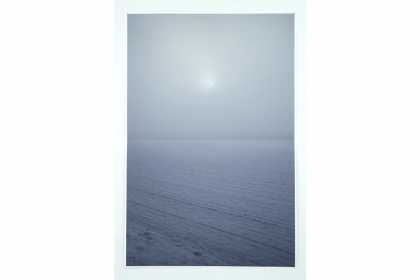 White out (2019) - fold 140 x 94 cm - inkjet print on paper